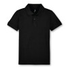 SOLS Perfect Kids Polo T-shirts Black